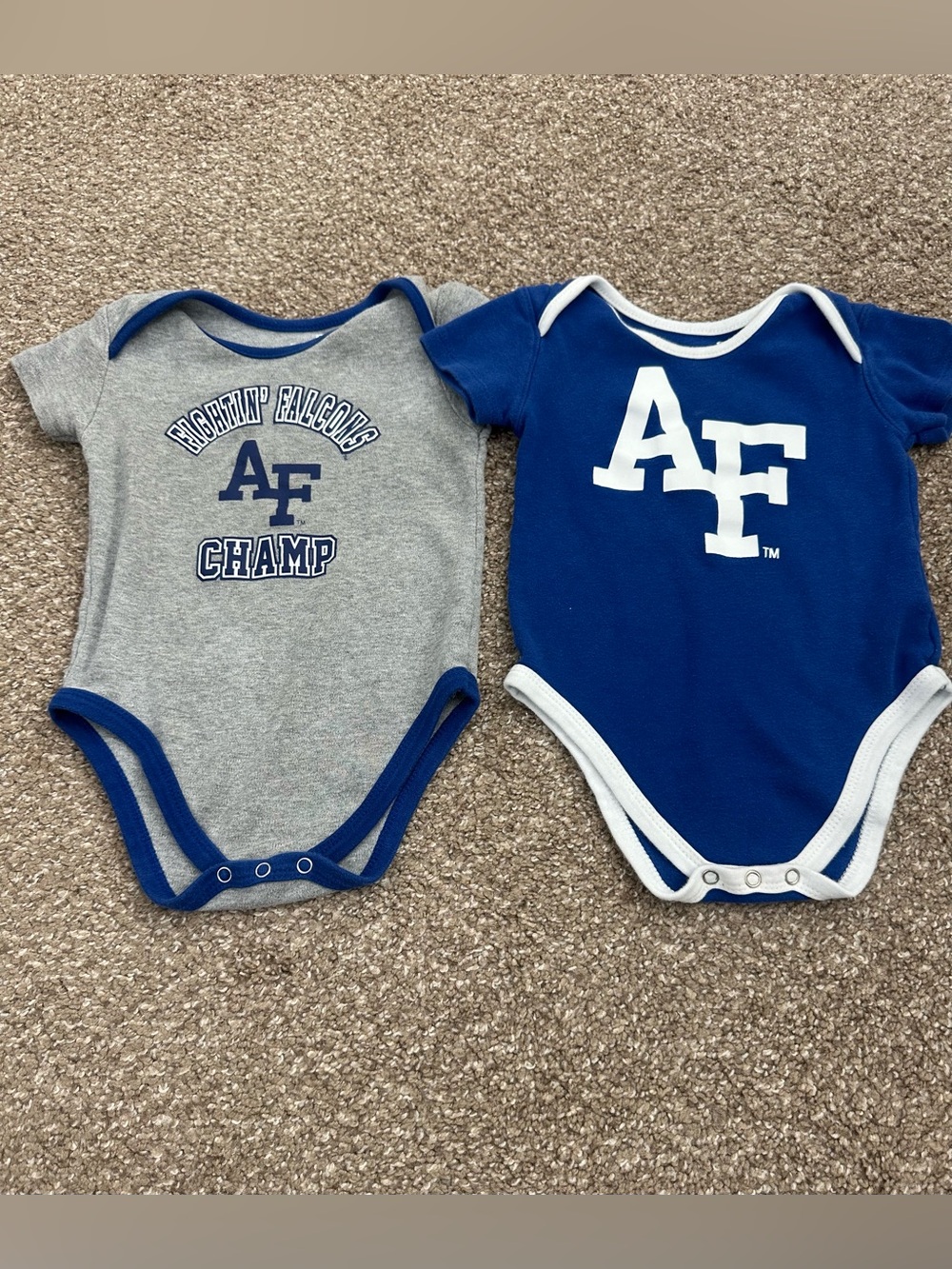 Set of 2 Airforce onesies  - 24 Months